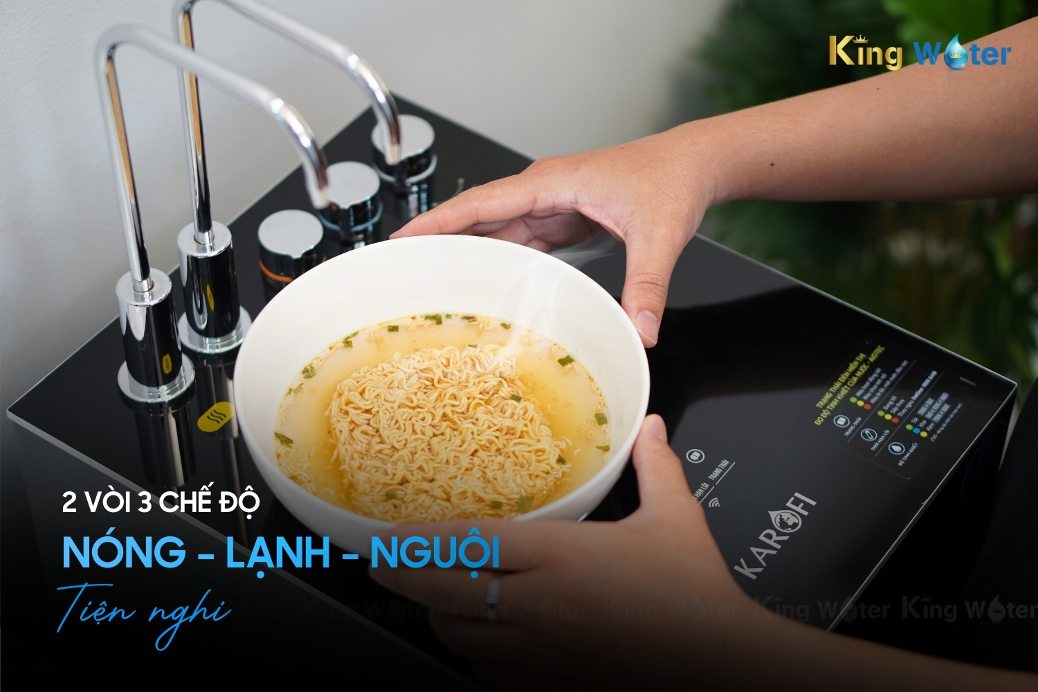 Máy Lọc Nước Nóng Lạnh Karofi KAD-M85 | Tủ Đứng 12 Lõi