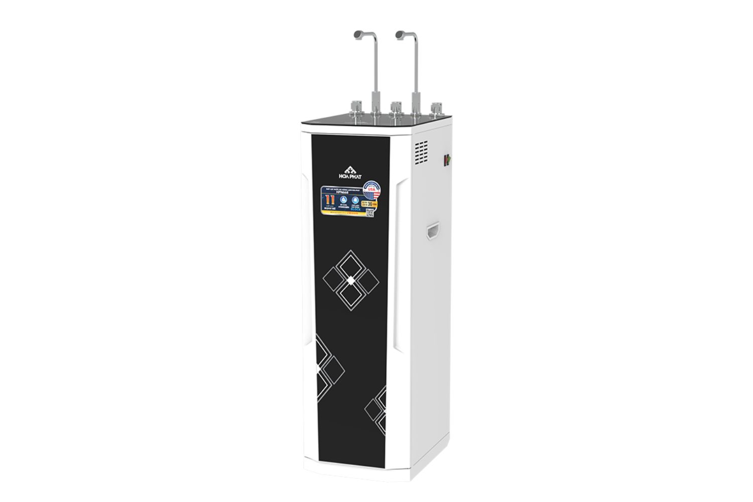 Máy Lọc Nước RO Nóng Nguội Lạnh Hydrogen Hòa Phát HPN668 | Tủ Đứng 11 Lõi