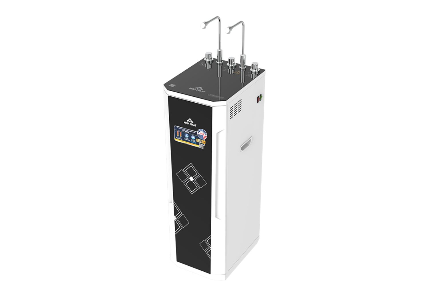 Máy Lọc Nước RO Nóng Nguội Lạnh Hydrogen Hòa Phát HPN668 | Tủ Đứng 11 Lõi