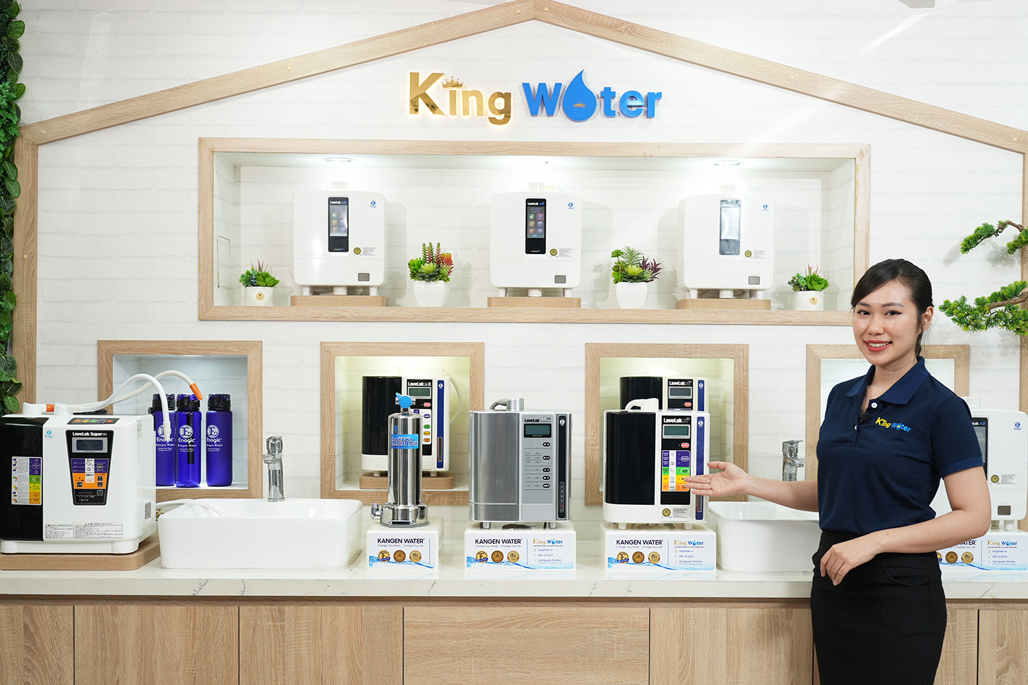 Máy Lọc Nước Điện Giải Ion Kiềm Kangen Leveluk SD501 | 7 Tấm Điện Cực