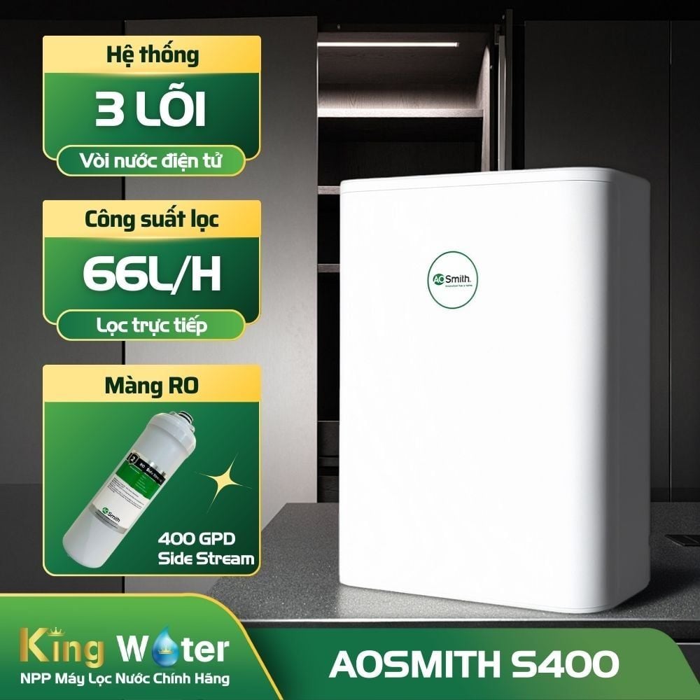 Máy lọc nước AO Smith S400 | RO 400 GPD