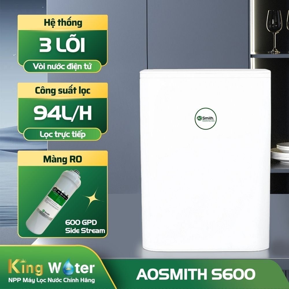 Máy lọc nước AO Smith S600 | RO 600 GPD