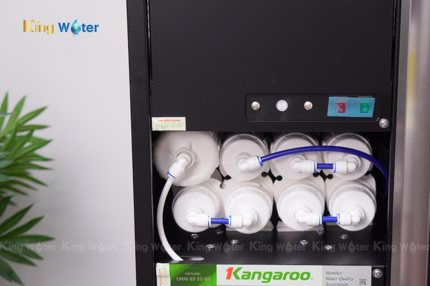 Máy Lọc Nước RO Nóng Lạnh Hydrogen Kangaroo Sumire KG12A8 | Tủ Đứng 12 Lõi