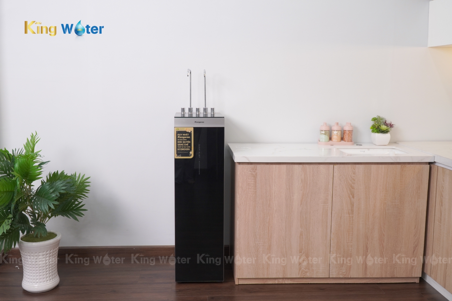 Máy Lọc Nước RO Nóng Lạnh Hydrogen Kangaroo Sumire KG12A8 | Tủ Đứng 12 Lõi