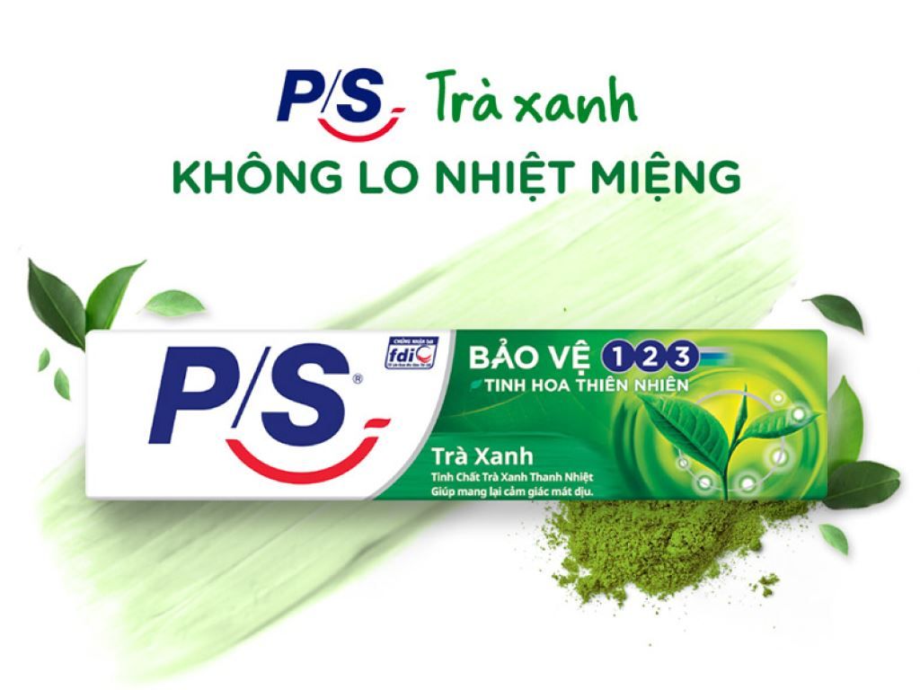 Kem Đánh Răng P/S Trà Xanh 230G