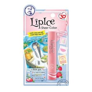 Son dưỡng có màu tự nhiên hương dâu - LipIce Sheer Color Ardent (Phiên bản 30 năm)
