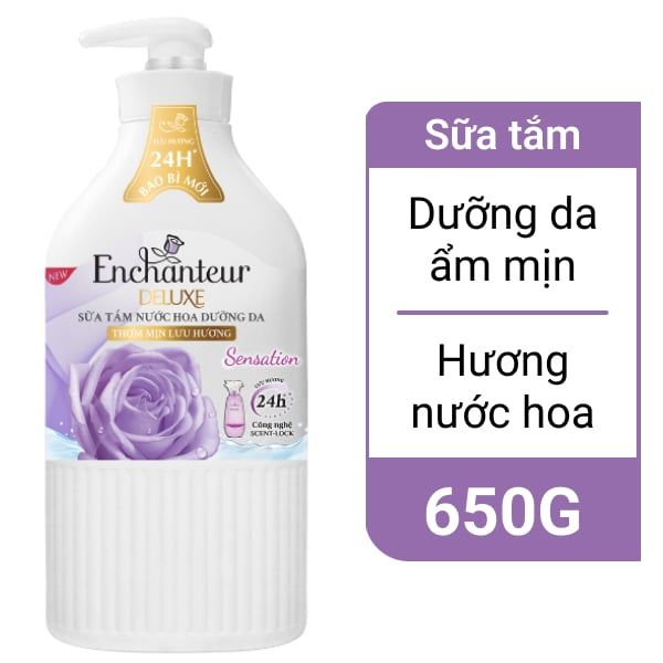 Sữa Tắm Enchanteur 650g Deluxe Charming