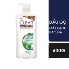 Dầu Gội CLEAR Bạc Hà Mát Lạnh Sạch Gàu