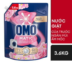 Nước giặt OMO Ngăn ngừa mùi ẩm mốc Cửa trước 3.6kg/ Túi