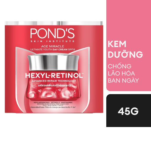 Kem POND'S Age Miracle 50g - Ngăn Ngừa Lão Hóa & Mờ Nếp Nhăn Chính Hãng
