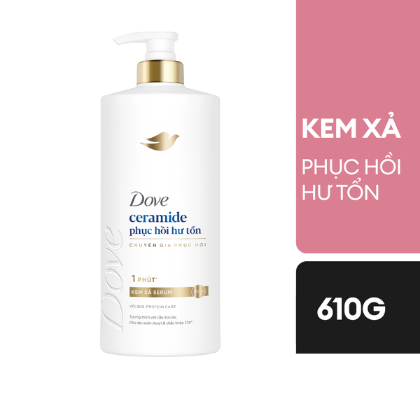 Kem xả Dove Ceramide Phục hồi hư tổn 610g