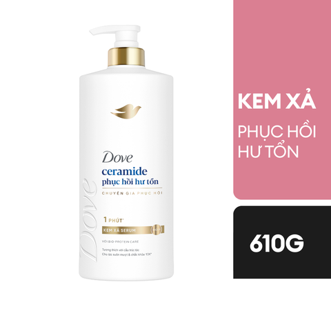 Kem xả Dove Ceramide Phục hồi hư tổn 610g