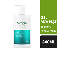 Sữa Rửa Mặt Simple Repair+ Phục Hồi Dịu Da 240ml