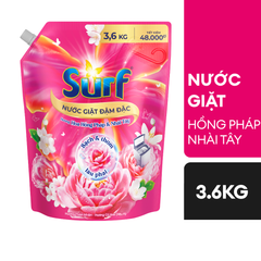 Nước giặt Surf hương Hoa Hồng Pháp và Nhài Tây 3.6kg