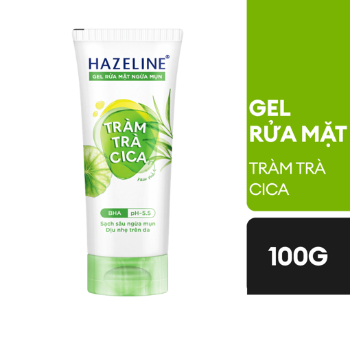 Sữa Rửa Mặt Hazeline Giảm Mụn Nghệ Hoa Cúc 100g
