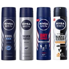 Xịt Khử Mùi Nam Nivea Men 48H 150ml