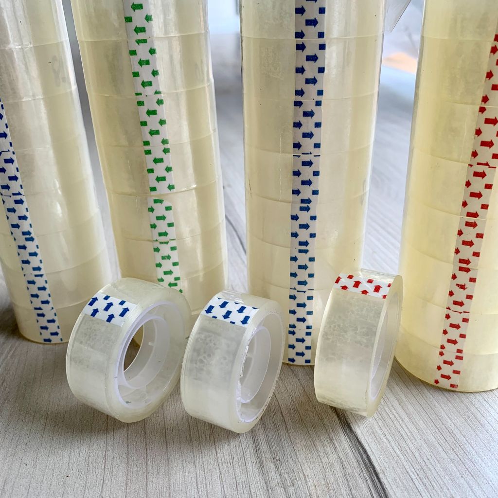 1 cây Băng keo văn phòng phẩm 18MM (10 Cuộn)