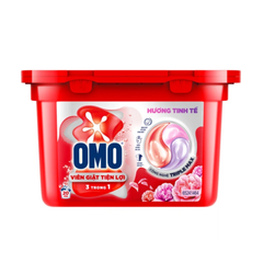 Viên giặt Omo Matic hương nước hoa hộp 20 viên - 210g