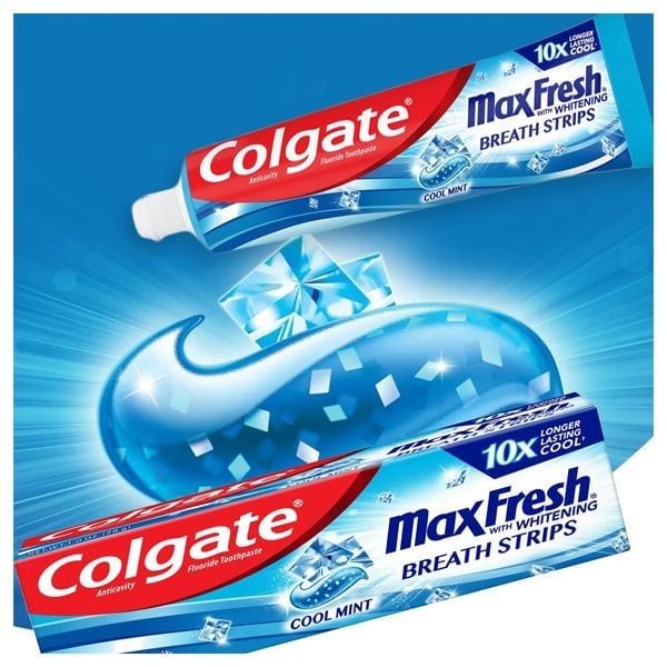 Kem Đánh Răng Colgate Maxfresh Hương Bạc Hà 225g + Bàn Chải Lông Tơ