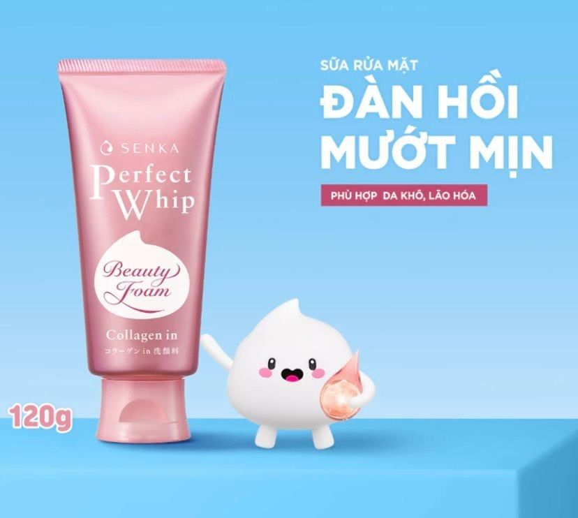 Sữa Rửa Mặt Senka Perfect Whip