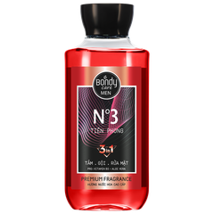 Dầu tắm gội 3in1 cao cấp cho nam giới Bondy Care 300g
