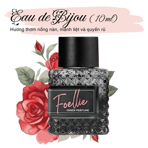 Nước Hoa Vùng Kín Foellie Màu Đen Eau De Bijou - Hương Quyến Rũ