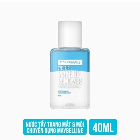 Nước Tẩy Trang Mắt & Môi Maybelline Eye & Lip Makeup Remover 40ml