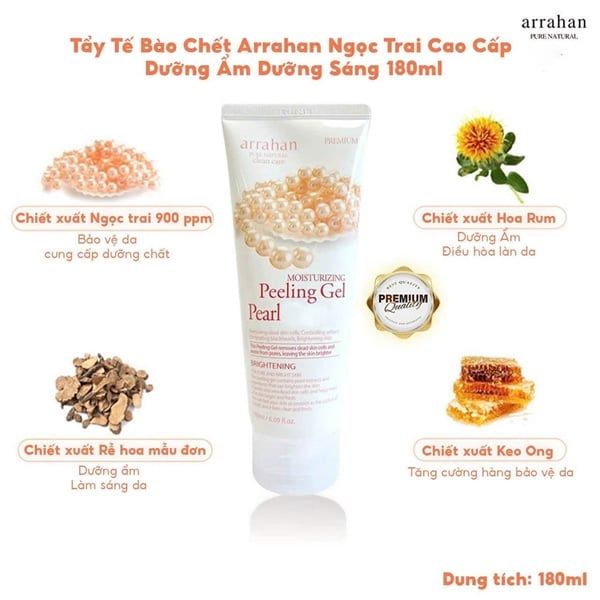 Gel Tẩy Tế Bào Chết Arrahan Premium Peeling Gel 180ml (Hàn Quốc)