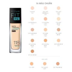 Kem Nền Maybelline Mịn Nhẹ Kiềm Dầu Chống Nắng Fit Me Matte Poreless Foundation 30ML