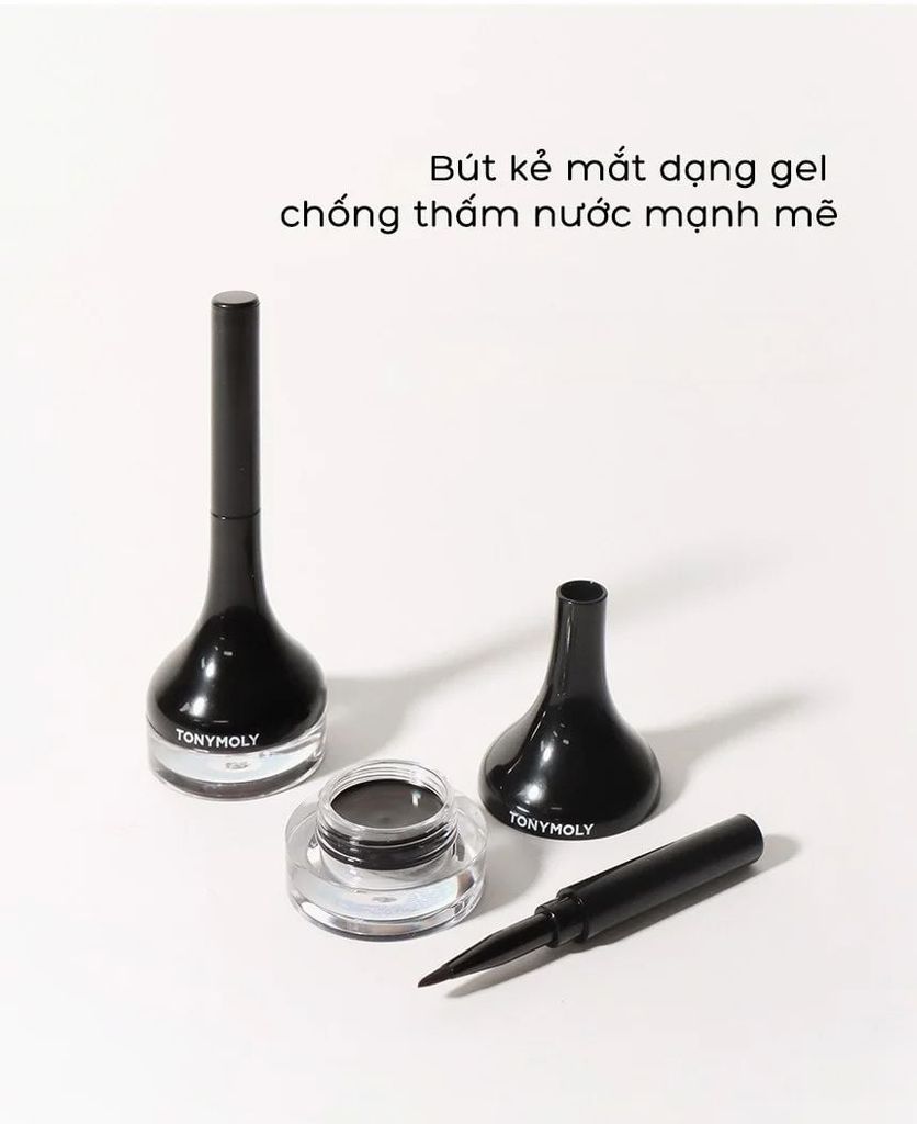 Gel Kẻ Mắt Tonymoly Backstage Gel Eyeliner 4g