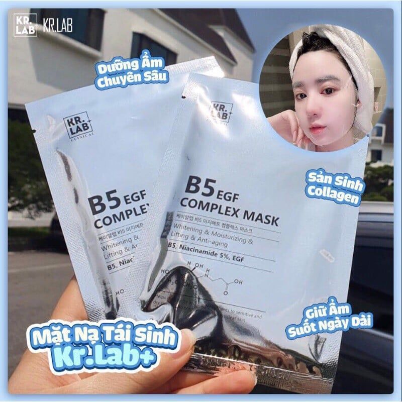 Mặt Nạ KR.LAB B5 Niacinamide EGF Complex Mask Cấp Ẩm, Phục Hồi Da