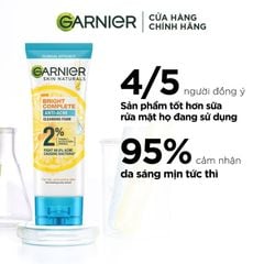 Sữa Rửa Mặt Giảm Mụn & Sáng Da Garnier Anti-Acne 50ml (Tuýp)
