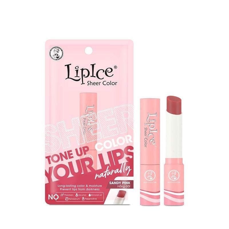 Son Dưỡng LipIce Hiệu Chỉnh Sắc Môi Hồng Tự Nhiên Sheer Color 2.4g