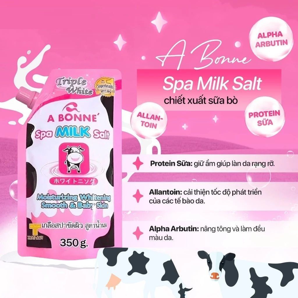Muối Tắm Tẩy Da Chết Spa A Bonne Thái Lan 350G
