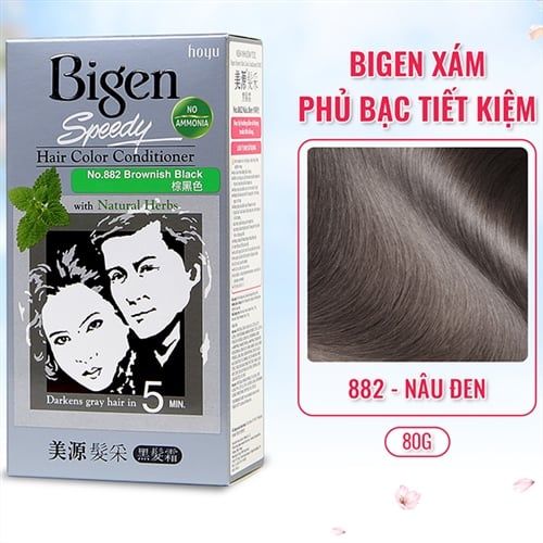Thuốc Nhuộm Tóc Bigen SpeedyPhủ Bạc Dạng Kem 80ml