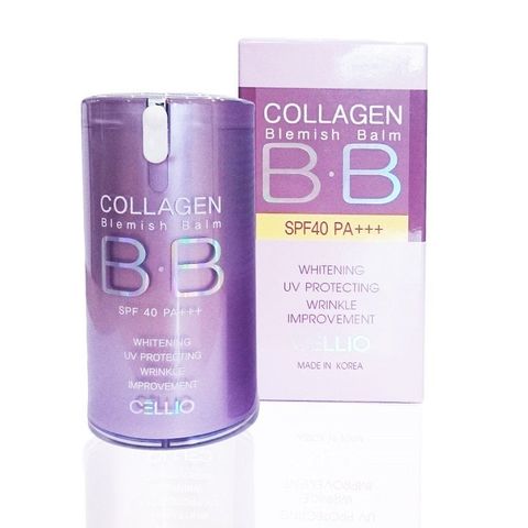 Kem Nền Cellio BB Collagen Blemish Balm SPF40 PA+++