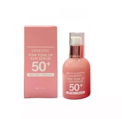 Serum Chống Nắng LovelyCC Pink Tone Up Sun SPF50+ PA+++ | Nâng Tông, Dưỡng Trắng, Kiềm Dầu