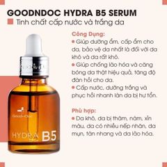 Tinh Chất Dưỡng Ẩm Phục Hồi Sáng Da GoodnDoc Hydra B5 Serum 50ML