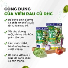 Viên uống rau củ DHC Nhật Bản 240 viên