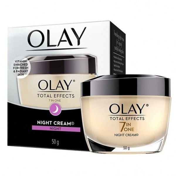 Kem Dưỡng Hỗ Trợ Ngừa Lão Hóa Da Ban Đêm Olay Total Effects 7 in One Night Cream