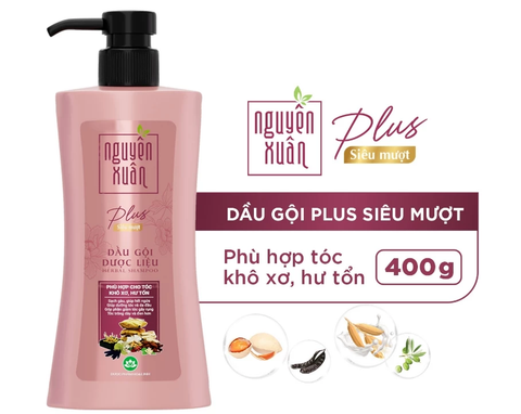 Dầu gội dược liệu Nguyên Xuân Plus siêu mượt 400g