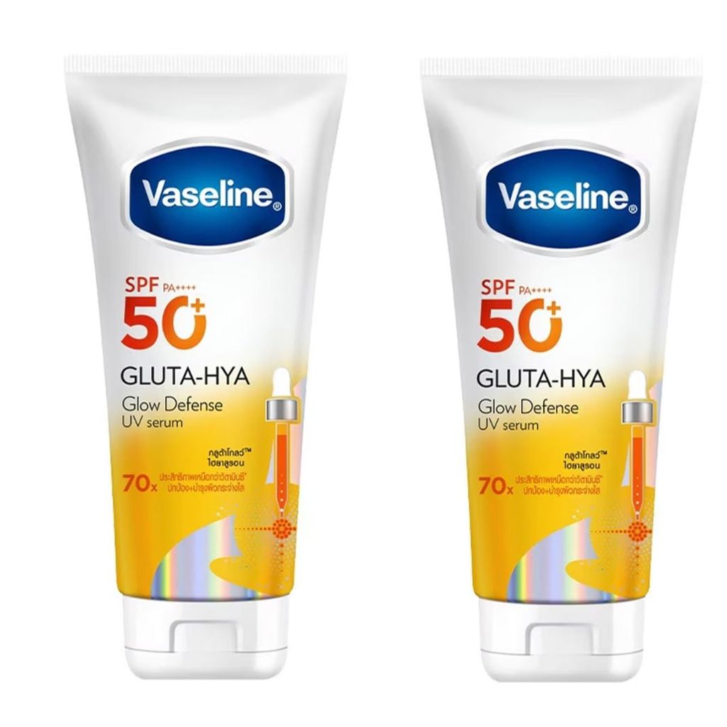 Sữa Dưỡng Thể Vaseline Gluta-Hya Glow Defense UV Serum SPF50+ PA++++ 260ml (mẫu mới)