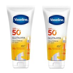 Sữa Dưỡng Thể Vaseline Gluta-Hya Glow Defense UV Serum SPF50+ PA++++ 260ml (mẫu mới)