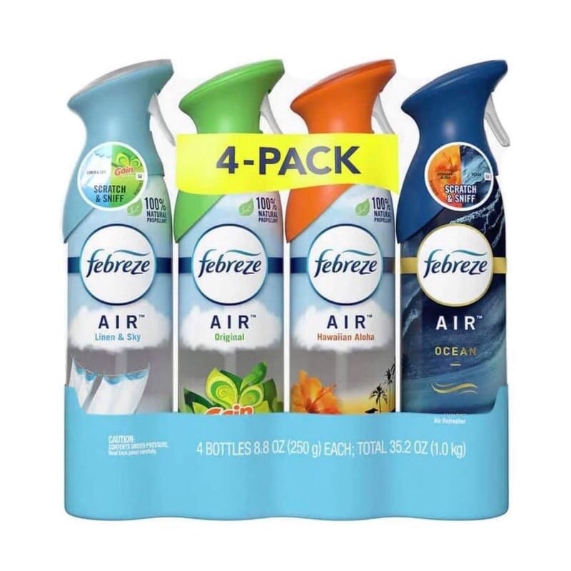 Xịt thơm phòng khử mùi Febreze Air của Mỹ chai 250g (tách set ngẫu nhiên)