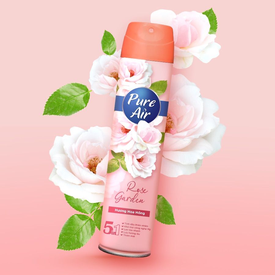 Xịt thơm phòng khử mùi Pure Air 2in1 (280ml)
