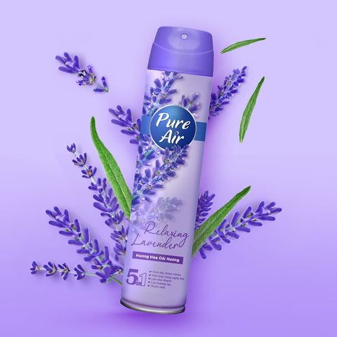 Xịt thơm phòng khử mùi Pure Air 2in1 (280ml)