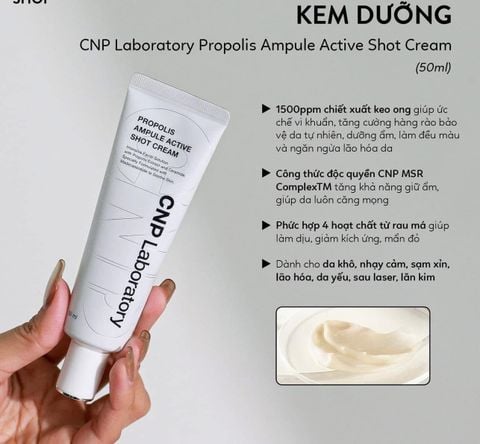 Kem dưỡng keo ong tái tạo phục hồi CNP 50ml