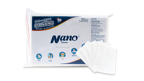 Khăn vải khô đa năng Nano  300 tờ/gói