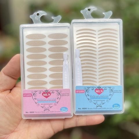 Hộp 120 miếng dán kích mí mắt Hộp Nhựa