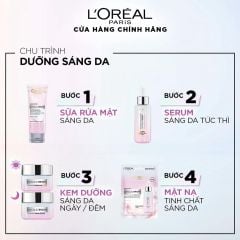 Kem Dưỡng Mờ Thâm Nám Ban Ngày L'Oreal Glycolic-Bright Glowing Cream Day SPF 17 [mini 15ml]